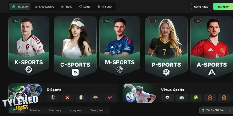 Bóng đá, bóng bàn, đua xe,... đều có tại nhà cái