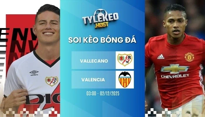 soi ty le keo vallecano vs valencia