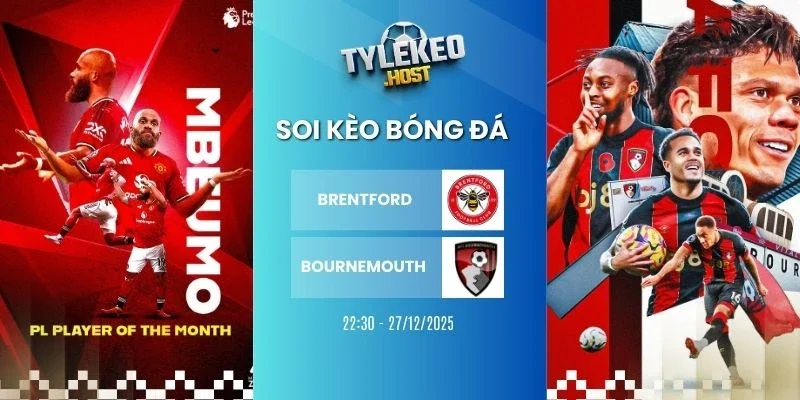 soi ty le keo brentford vs bournemouth