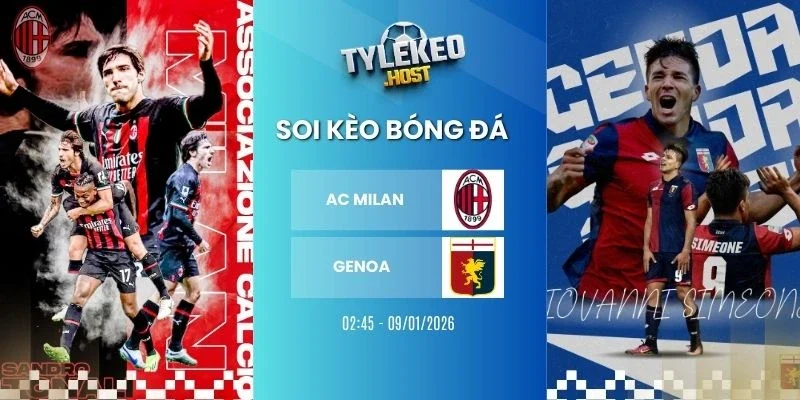 soi ty le keo nha cai milan vs genoa