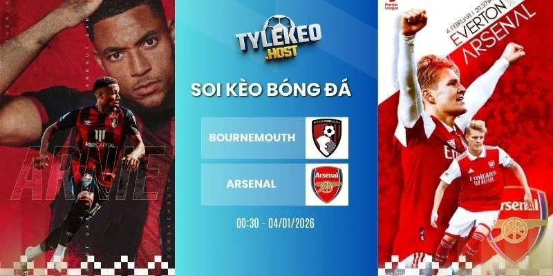 ty le keo nha cai bournemouth vs arsenal