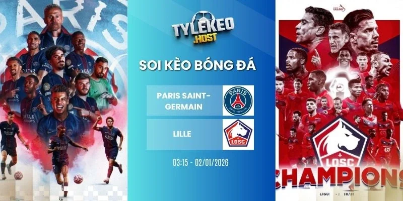 ty le keo nha cai paris saint germain vs lille